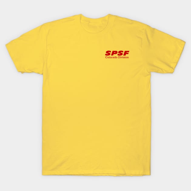 SPSF Colorado Division Red Logo T-Shirt by Kodachrome Railway Colors